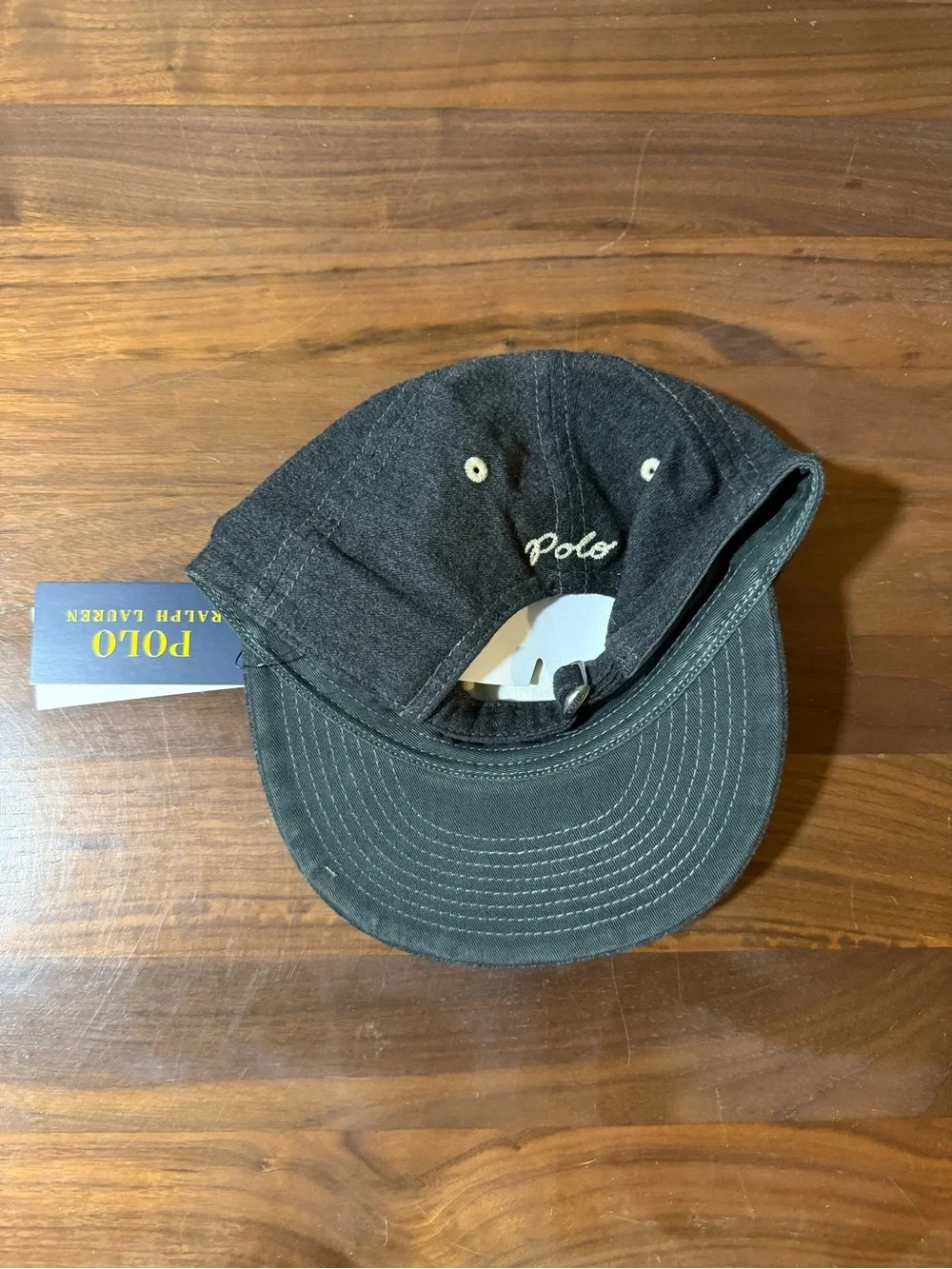 Polo Ralph Lauren Brushed Chamois Ball Cap Medium Grey Heather 
